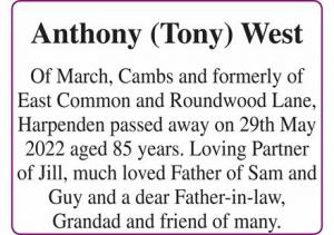 ANTHONY (TONY) WEST