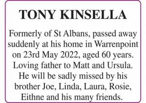 TONY KINSELLA