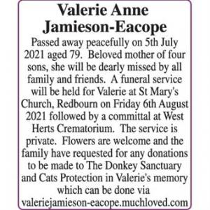 Valerie Anne Jamieson-Eacope