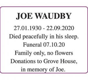 JOE WAUDBY