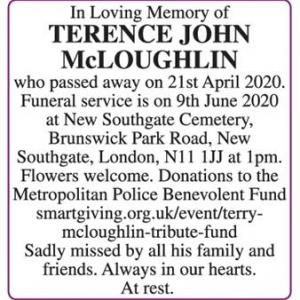 TERENCE JOHN McLOUGHLIN