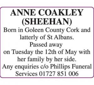 ANNE COAKLEY