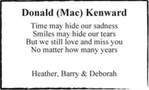 Donald (Mac) Kenward