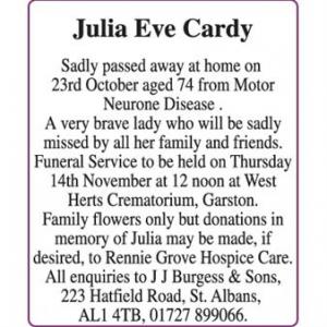 Julia Eve Cardy