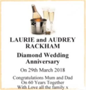 LAURIE and AUDREY RACKHAM