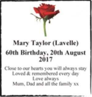 Mary Taylor (Lavelle)