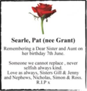 Searle, Pat (nee Grant)