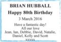 BRIAN HUBBALL