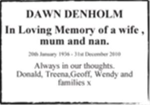 DAWN DENHOLM