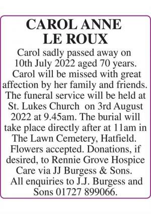 CAROL ANNE LE ROUX